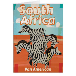 Zuid-Afrika vintage reisposter