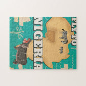 Zuid-Afrika vintage reisposter Legpuzzel (Horizontaal)