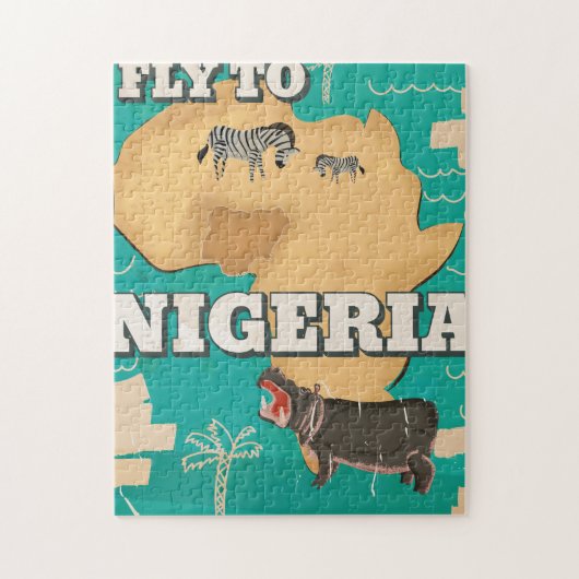 Zuid-Afrika vintage reisposter Legpuzzel (Verticaal)