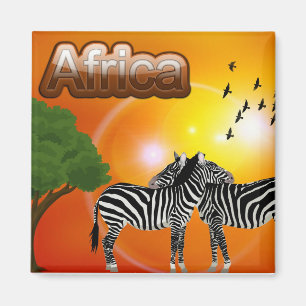 Zuid-Afrika Vintage-reistoerisme Magneet