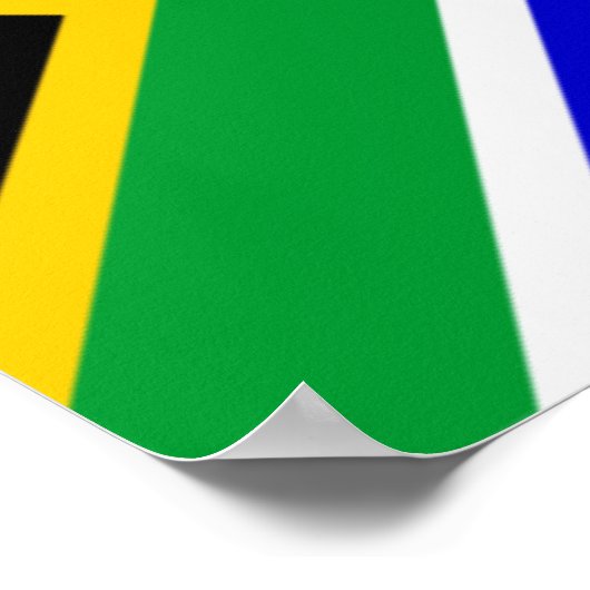 Zuid-Afrika Vlag Afrikaans land Home Pride Poster (Hoek)