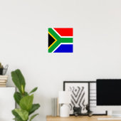 Zuid-Afrika Vlag Afrikaans land Home Pride Poster (Thuiskantoor)