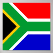 Zuid-Afrika Vlag Afrikaans land Home Pride Poster (Voorkant)