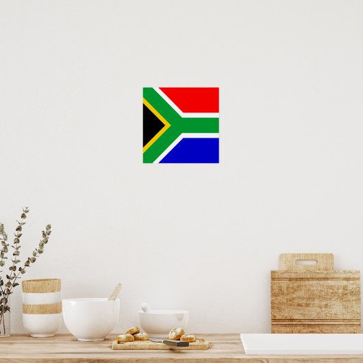 Zuid-Afrika Vlag Afrikaans land Home Pride Poster (Keuken)