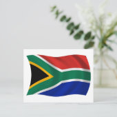 Zuid-Afrika Vlag Ansichtkaart Briefkaart (Staand voorkant)