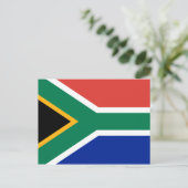 Zuid-Afrika Vlag Briefkaart (Staand voorkant)