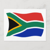 Zuid-Afrika Vlag Briefkaart (Voorkant)