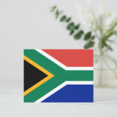 Zuid-Afrika Vlag Briefkaart (Staand voorkant)
