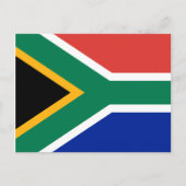 Zuid-Afrika Vlag Briefkaart (Voorkant)