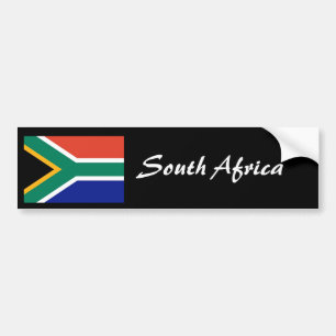 Zuid-Afrika-vlag bumper 2 Bumpersticker