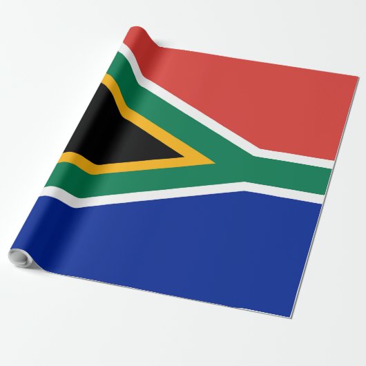 Zuid-Afrika vlag Cadeaupapier (Uitgerold)