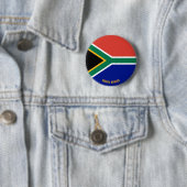 Zuid-Afrika Vlag charmerend patriottisch Ronde Button 5,7 Cm (In situ)