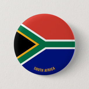 Zuid-Afrika Vlag charmerend patriottisch Ronde Button 5,7 Cm