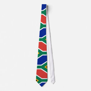 Zuid-Afrika Vlag Colorful Necktie Stropdas