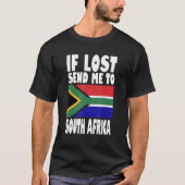 Zuid-Afrika Vlag Design Als het verloren gaat, stu T-shirt (Voorkant)