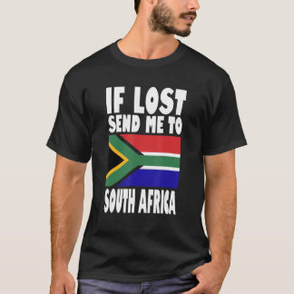 Zuid-Afrika Vlag Design Als het verloren gaat, stu T-shirt