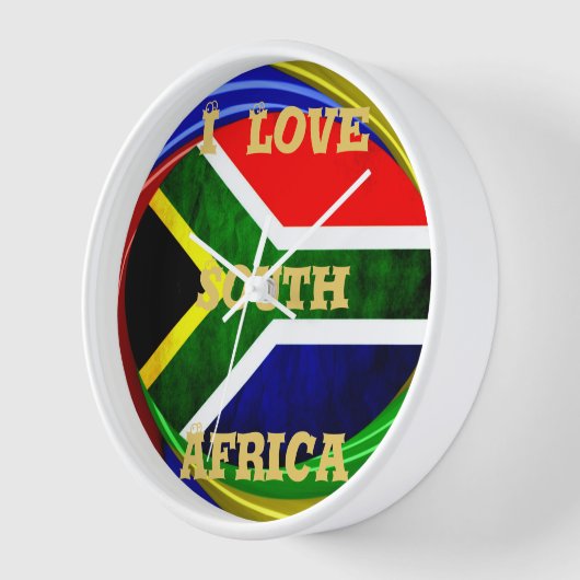 Zuid-Afrika Vlag: Dynamisch Wervel Motief (Hoek)