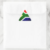 Zuid-Afrika Vlag: Dynamisch wervelmotief Sticker (Tas)