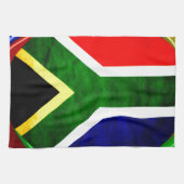Zuid-Afrika Vlag: Dynamisch wervelmotief Theedoek (Horizontaal)