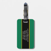 Zuid-Afrika Vlag Gepersonaliseerde reisbagage Bagagelabel (Achterkant verticaal)