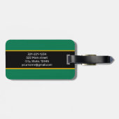 Zuid-Afrika Vlag Gepersonaliseerde reisbagage Bagagelabel (Achterkant horizontaal)