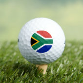 Zuid-Afrika Vlag Golfballen (Insitu Shirt)