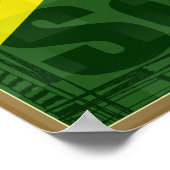 Zuid-Afrika vlag Grote Marokkaanse Poster (Hoek)