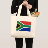 Zuid-Afrika Vlag Grote Tote Bag (Voorkant (product))