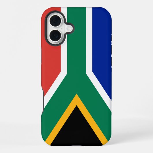 Zuid-Afrika Vlag iPhone Hoesje (Achterkant)