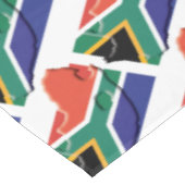 ZUID-AFRIKA Vlag KAART Stijlvol Patriottisch Tafelkleed (Gekanteld)