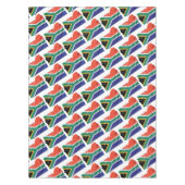 ZUID-AFRIKA Vlag KAART Stijlvol Patriottisch Tafelkleed (Voorkant)