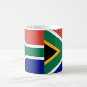 Zuid-Afrika Vlag Keramische Koffie Mok (Center)