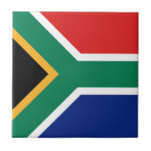 Zuid-Afrika - Vlag keramische tegel Tegeltje (Voorkant)
