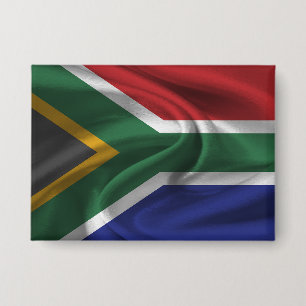 Zuid-Afrika Vlag Knop Button