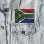 Zuid-Afrika Vlag Knop Button (Insitu)