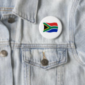 Zuid-Afrika Vlag Knop Ronde Button 5,7 Cm (In situ)