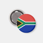 Zuid-Afrika vlag Magneet (Voorkant / Achterkant)