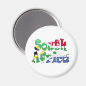 Zuid-Afrika Vlag Magnet (Voorkant / Achterkant)