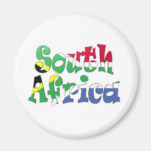 Zuid-Afrika Vlag Magnet