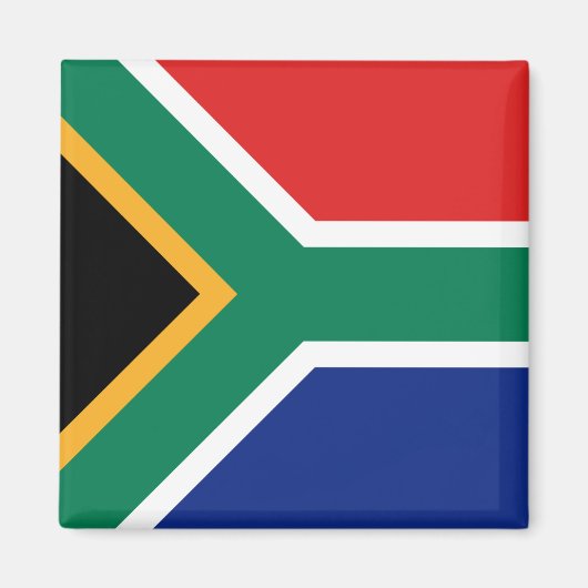 Zuid-Afrika Vlag Magnet (Voorkant)