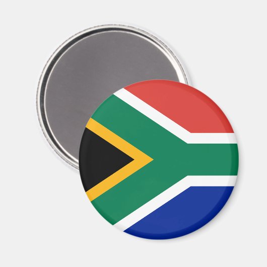 Zuid-Afrika Vlag Magnet (Voorkant / Achterkant)