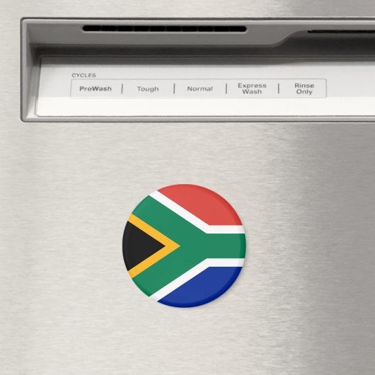 Zuid-Afrika Vlag Magnet (Insitu (Vaatwasser))