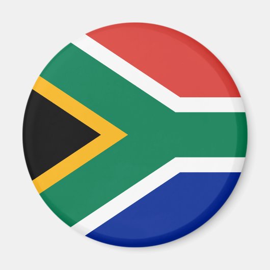 Zuid-Afrika Vlag Magnet (Voorkant)