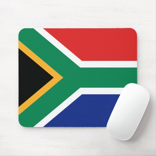 Zuid-Afrika Vlag Mousepad Muismat (Met muis)