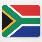 Zuid-Afrika Vlag Mousepad Muismat (Voorkant)