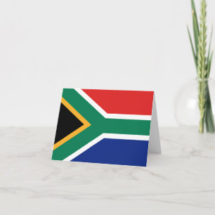 Zuid-Afrika-vlag Notecard Kaart