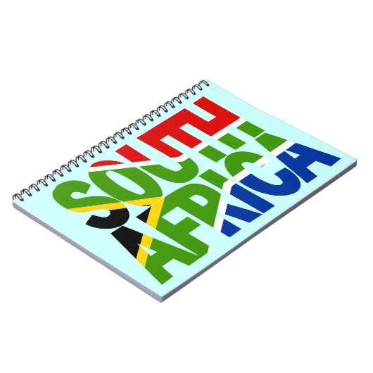 Zuid-Afrika + vlag Notitieboek (Linkerzijde)