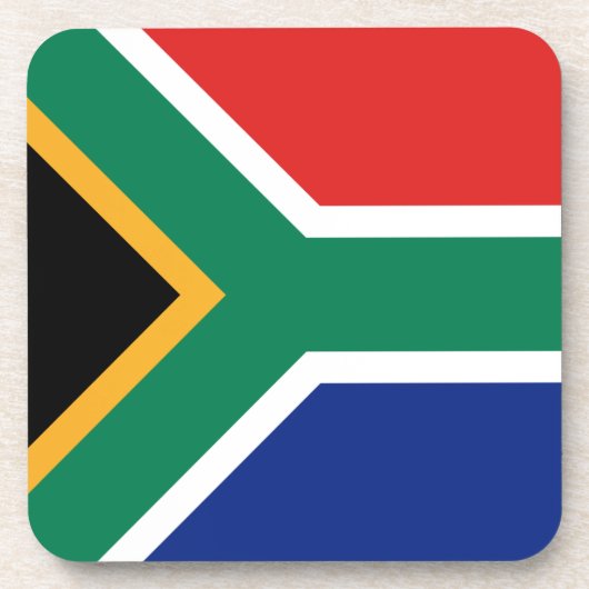 Zuid-Afrika Vlag Onderzetter (Voorkant)
