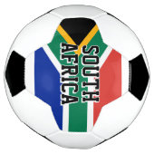 Zuid-Afrika vlag op maat gemaakte voetbal voor tea (Gedraaid)
