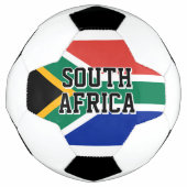Zuid-Afrika vlag op maat gemaakte voetbal voor tea (Voorkant)